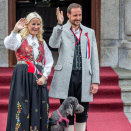 The Crown Prince and Crown Princess at Skaugum  (Photo: Stian Lysberg Solum / NTB scanpix)